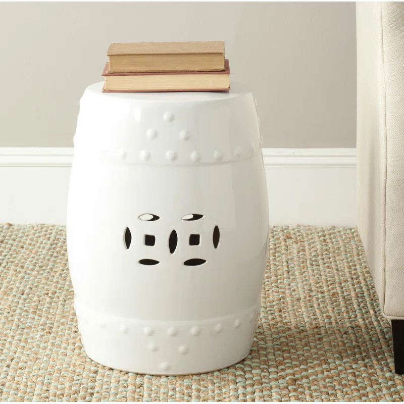 Gagnon Ceramic Accent Stool | Wayfair North America