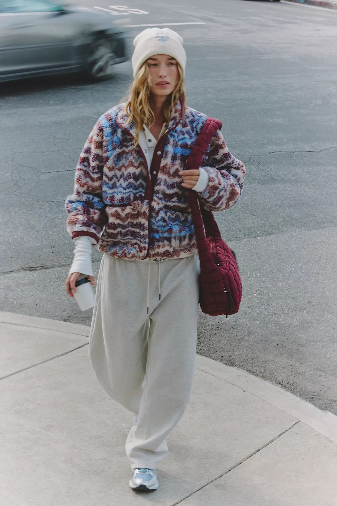 Hit The Slopes Printed Fleece Jacket | Free People (UK)