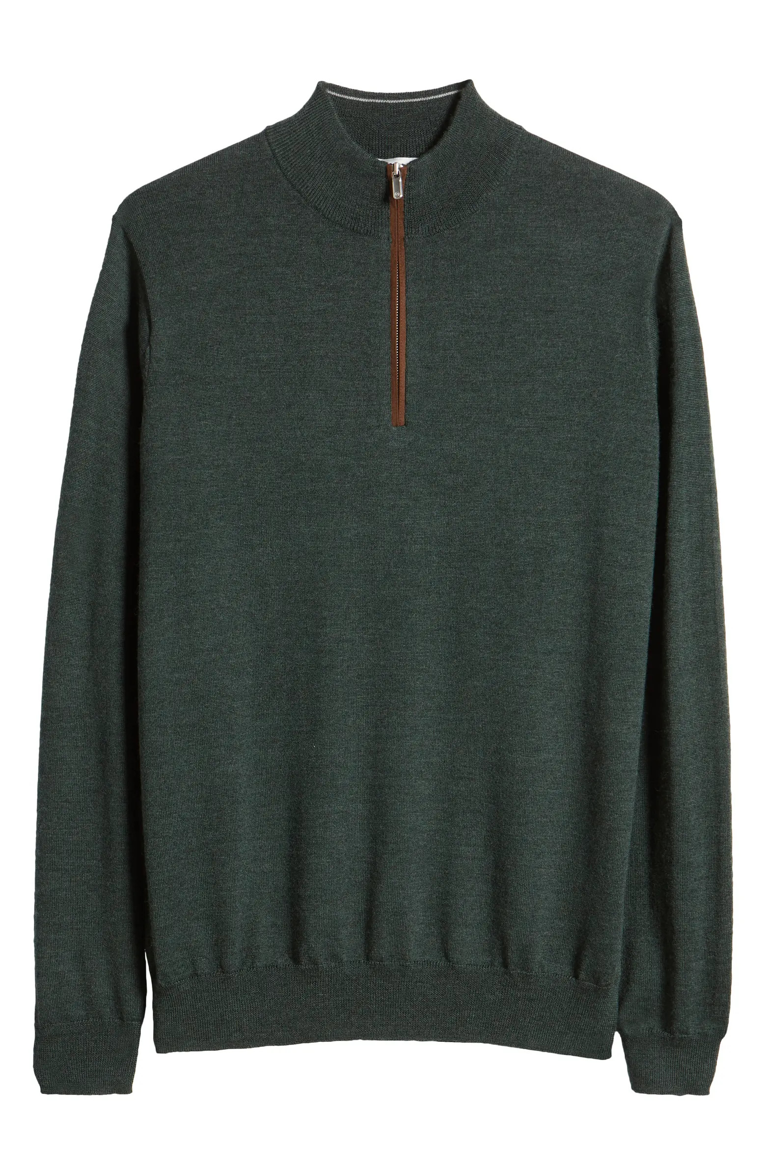 Peter Millar Autumn Crest Wool Blend Quarter Zip Sweater | Nordstrom | Nordstrom