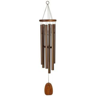 Signature Collection, Amazing Grace Chime, Large 40 in. Bronze Wind Chime | The Home Depot