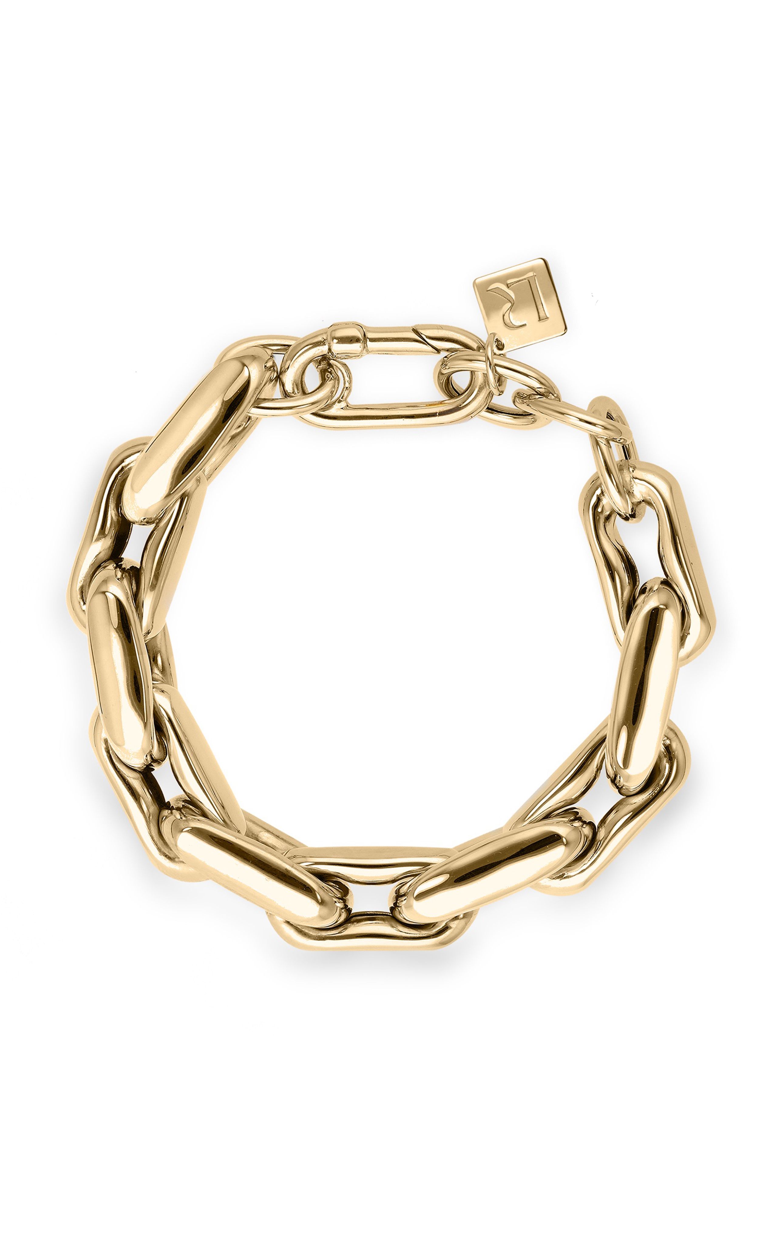 Medium Lucky Gold Links 14K Yellow Gold Bracelet | Moda Operandi (Global)