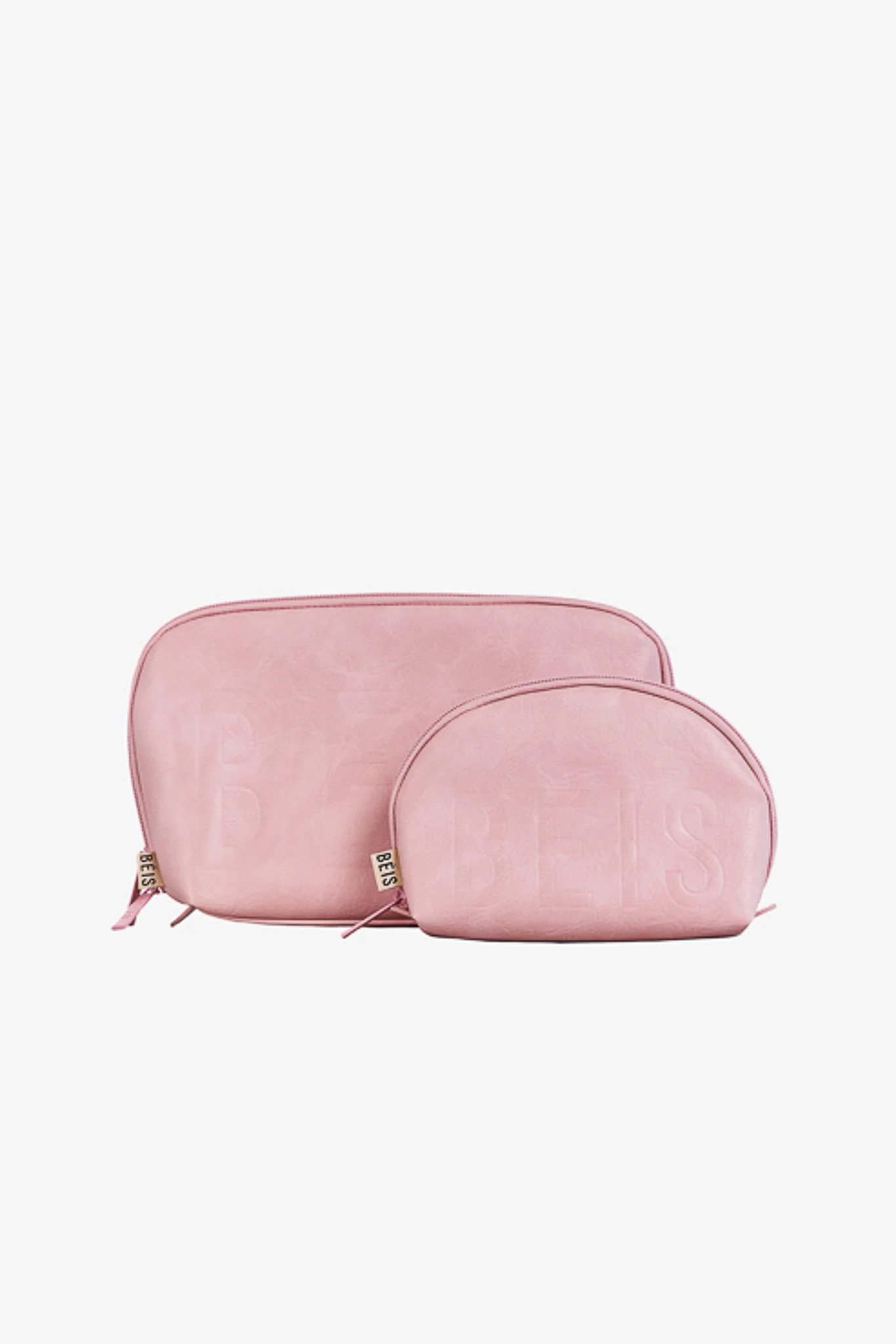 The Cosmetic Pouch Set in Atlas Pink | BÉIS Travel