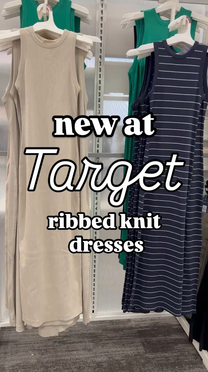 Ribbed knit dresses at Target 🎯

#LTKStyleTip #LTKWatchNow #LTKFindsUnder50