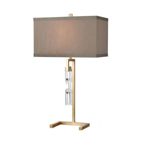 Elk Home Auberge Gold Leaf With Clear Crystal One Light Table Lamp D4495 | Bellacor | Bellacor