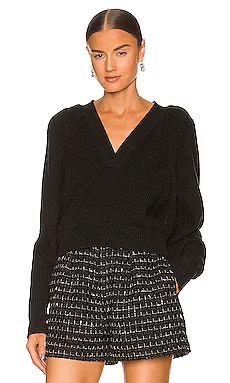 IRO Odina Sweater in Mixed Black from Revolve.com | Revolve Clothing (Global)