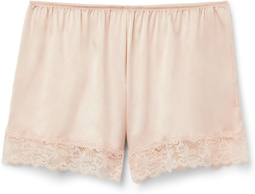 Woman's Lace Trim Silk Shorts | Amazon (US)