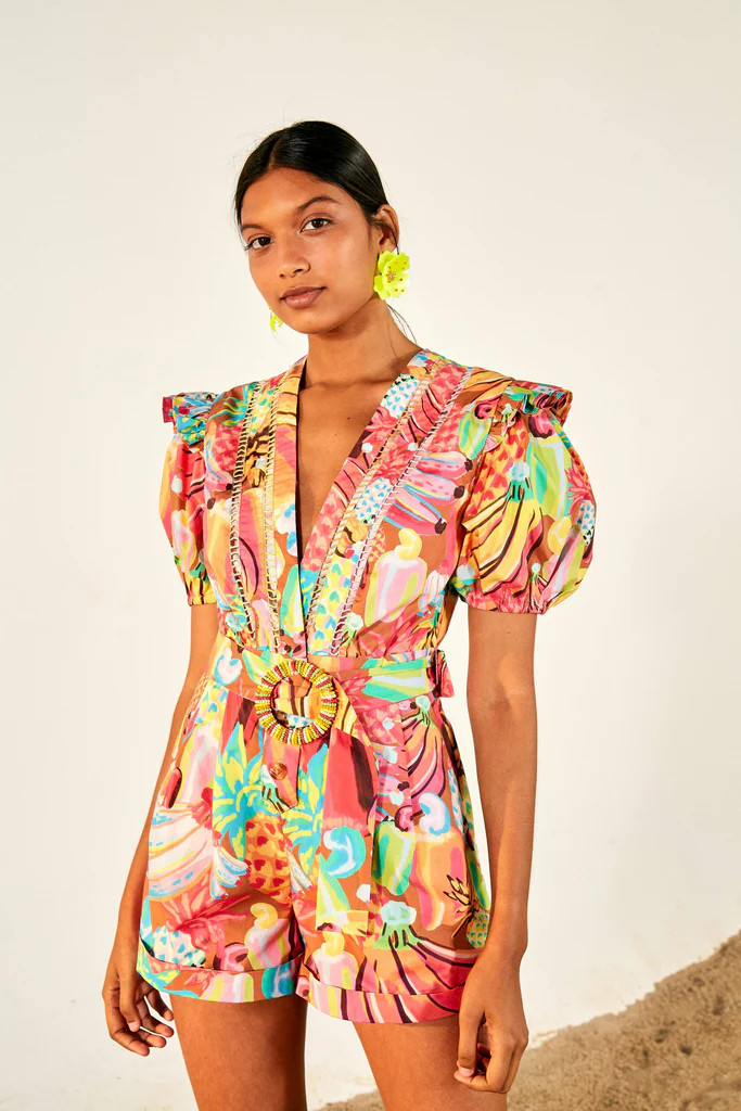 Fruit Salad Romper | FarmRio (US)