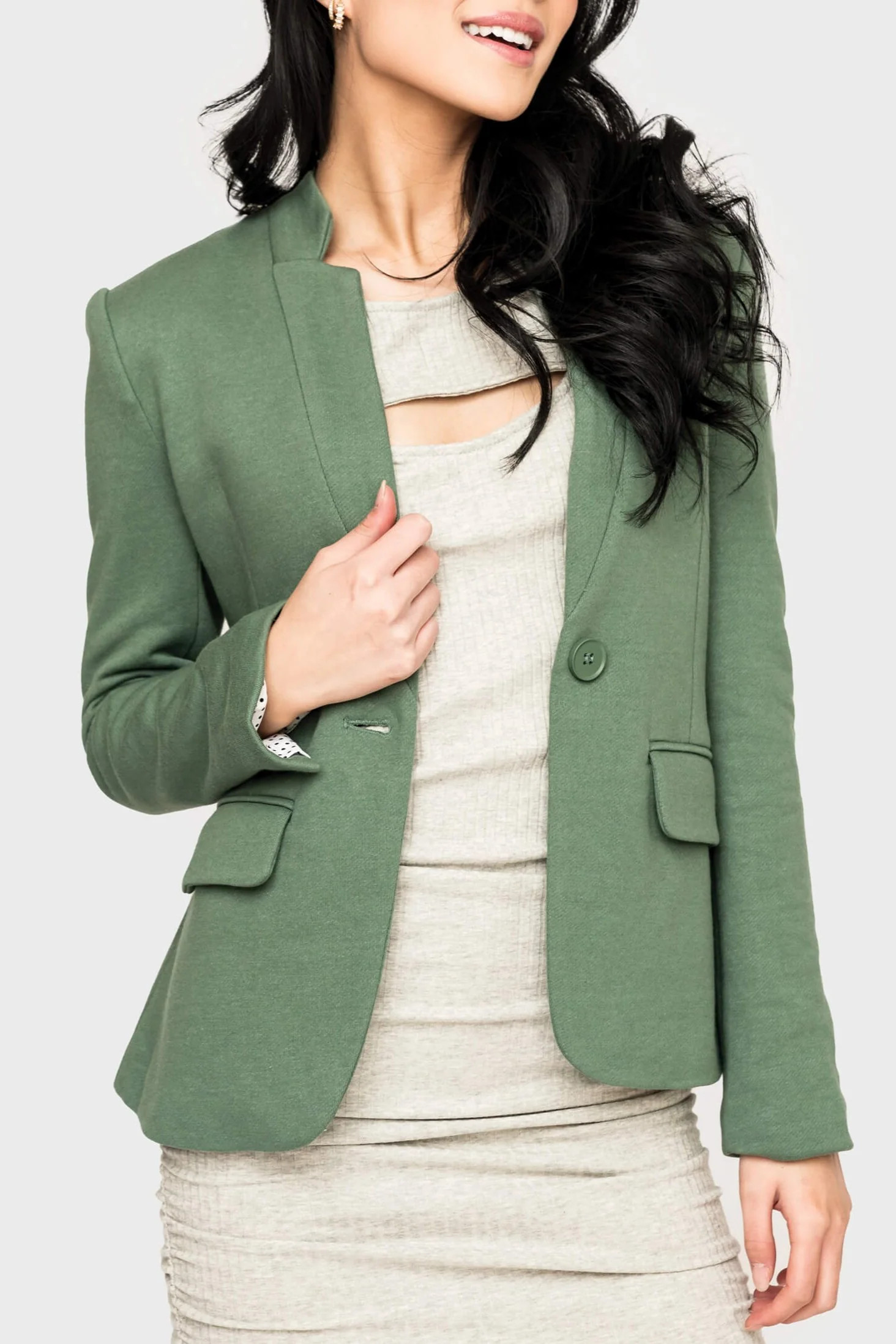 Notch Collar Blazer | Gibson