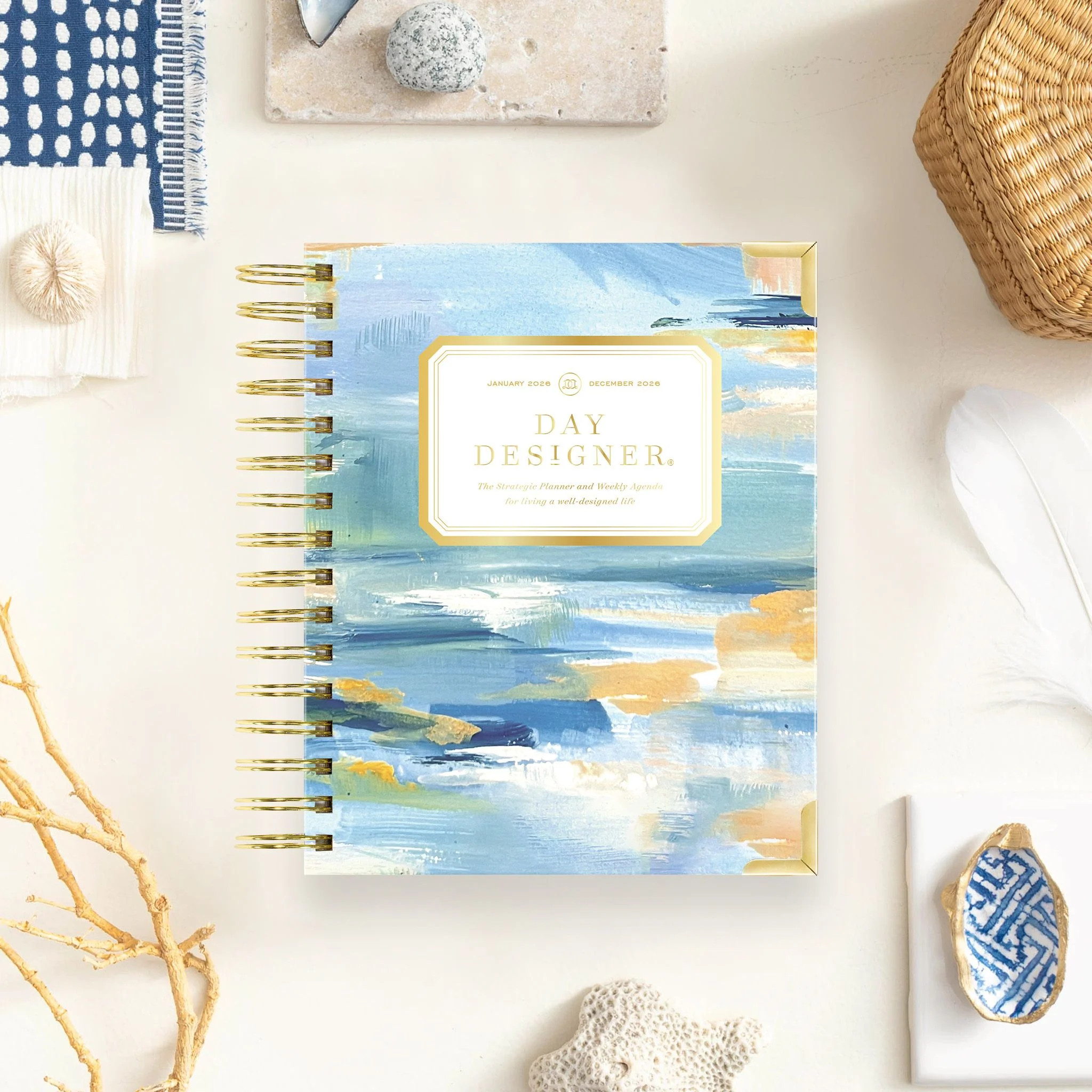 2026 Mini Weekly Planner: Sea and Sky | Day Designer