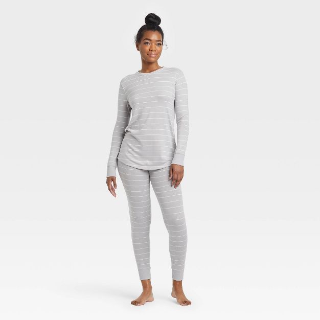 Women's Cozy Long Sleeve Top and Pants Pajama Set - Stars Above™ | Target