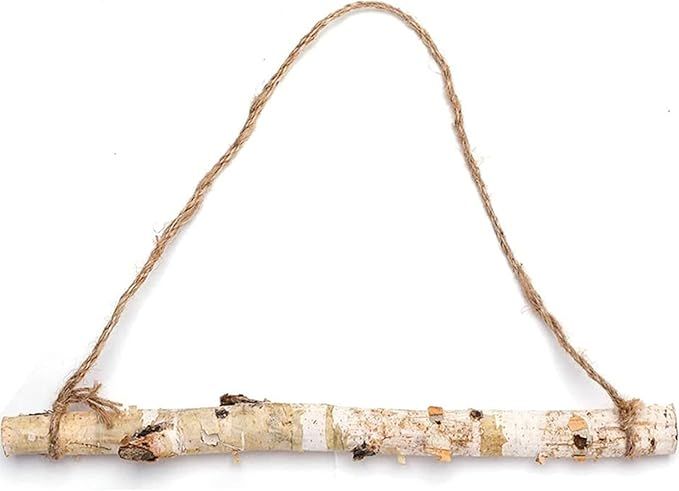 Byher 15-Inch White Birch Logs for Decoration - Decorative Farmhouse Home Wall Hanging Decor (15 ... | Amazon (US)