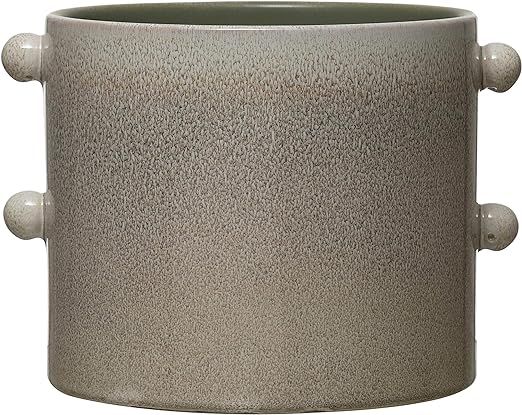 Creative Co-Op Stoneware, Cream Reactive Glaze (Each One Will Vary) (Holds 7" Planter Pot | Amazon (US)
