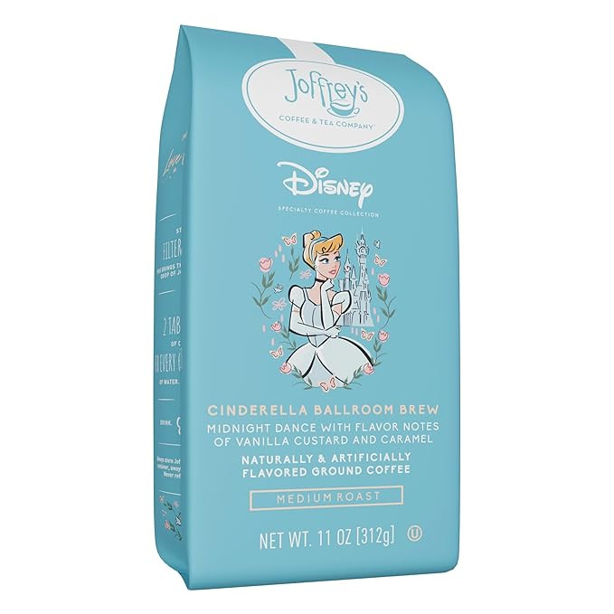 Joffrey's Coffee - Disney Cinderella Ballroom Brew | Vanilla Custard and Caramel Coffee, Medium R... | Amazon (US)