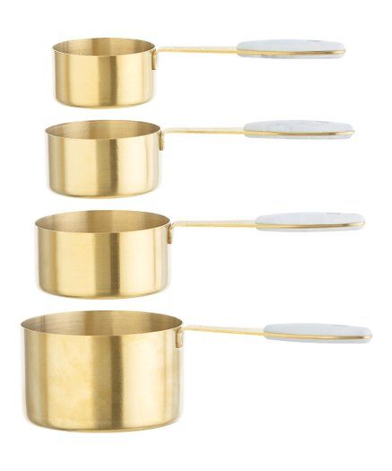 STIR Goldtone Stainless Steel Measuring Cup Set | Zulily