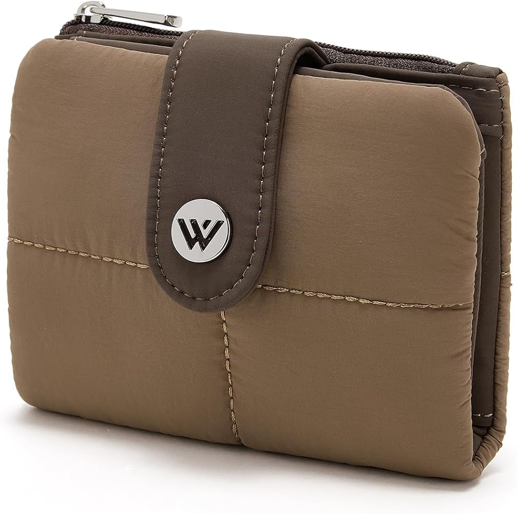 WESTBRONCO Puffer Small Wallet for Women RFID Blocking Card Holder Wallets, Womens Bifold Wallet ... | Amazon (US)