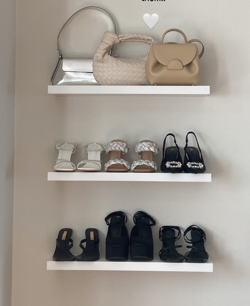 Loving my new shoe & handbag display shelves 🤍

#LTKunder100 #LTKhome #LTKstyletip