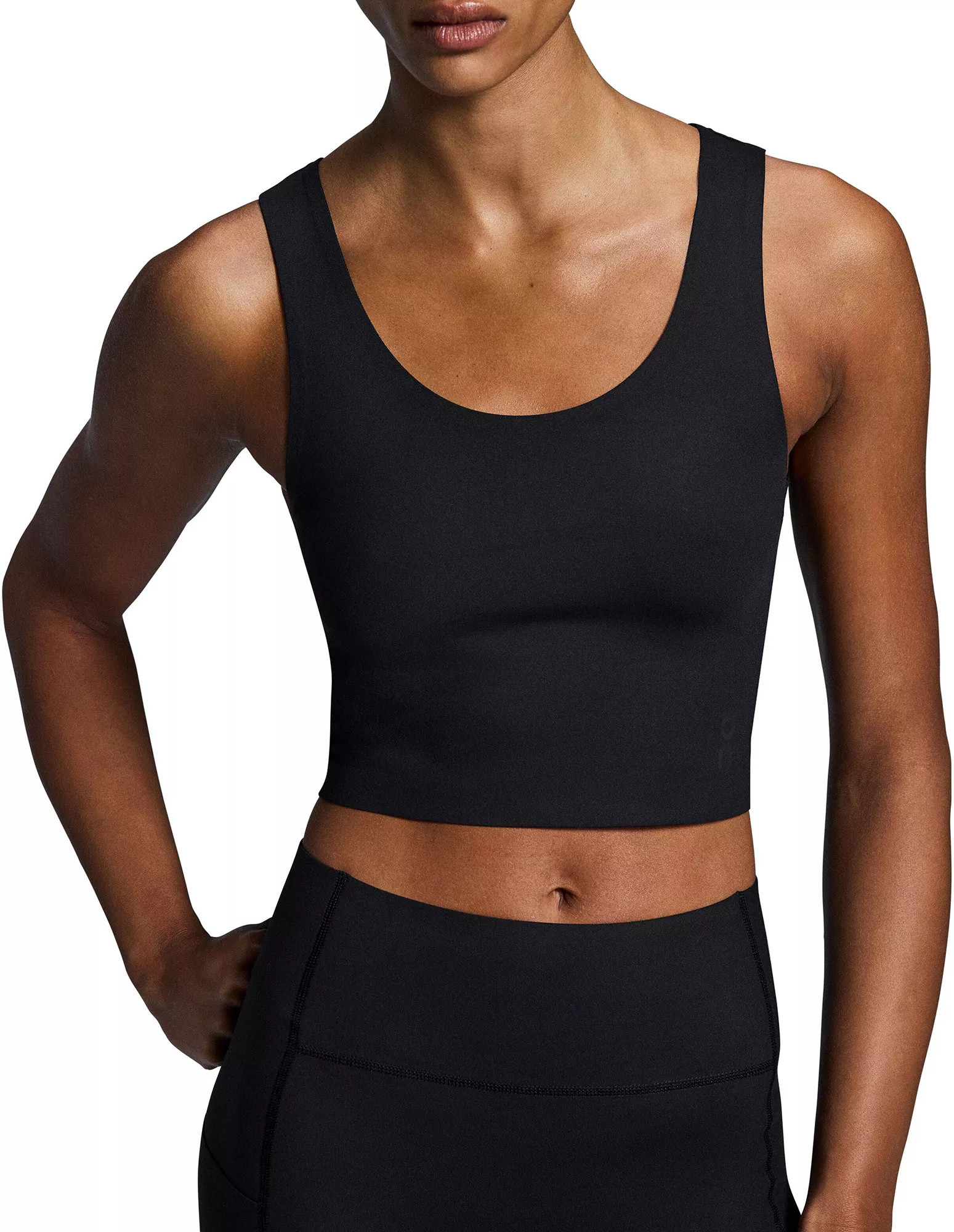 On Women's Studio Crop, Small, Black | DICK'S Sporting Goods