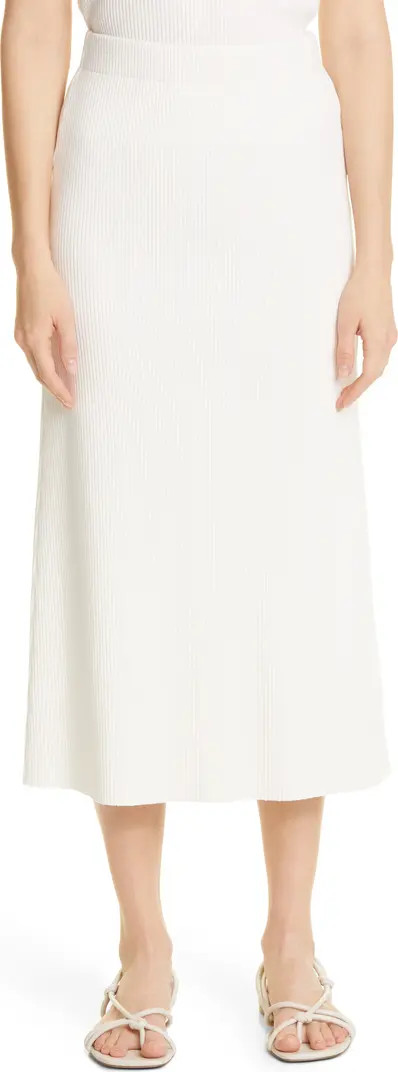 Vince Ribbed Midi Skirt | Nordstrom | Nordstrom