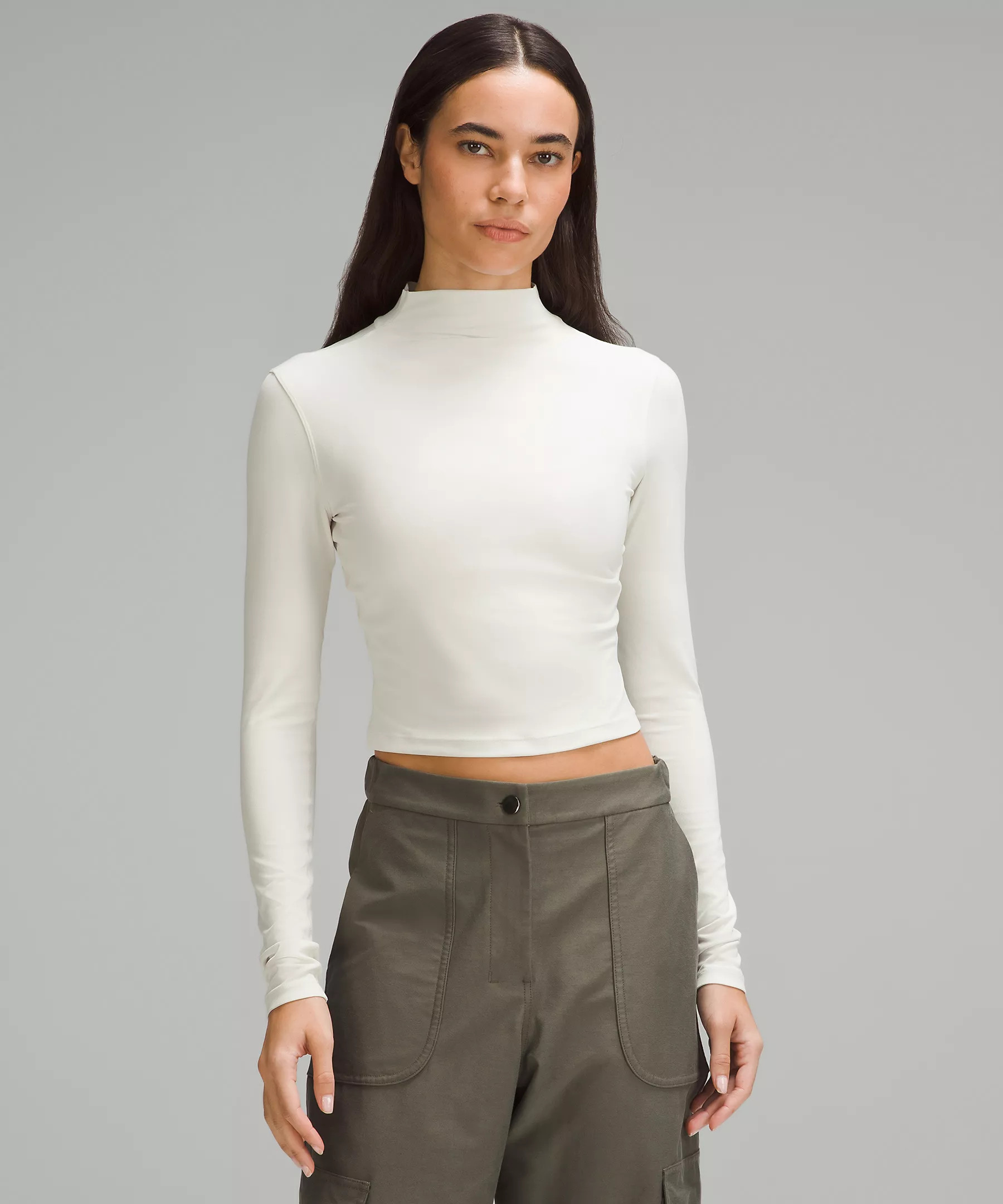 All Aligned Mockneck Long-Sleeve Shirt | Women's Long Sleeve Shirts | lululemon | Lululemon (US)