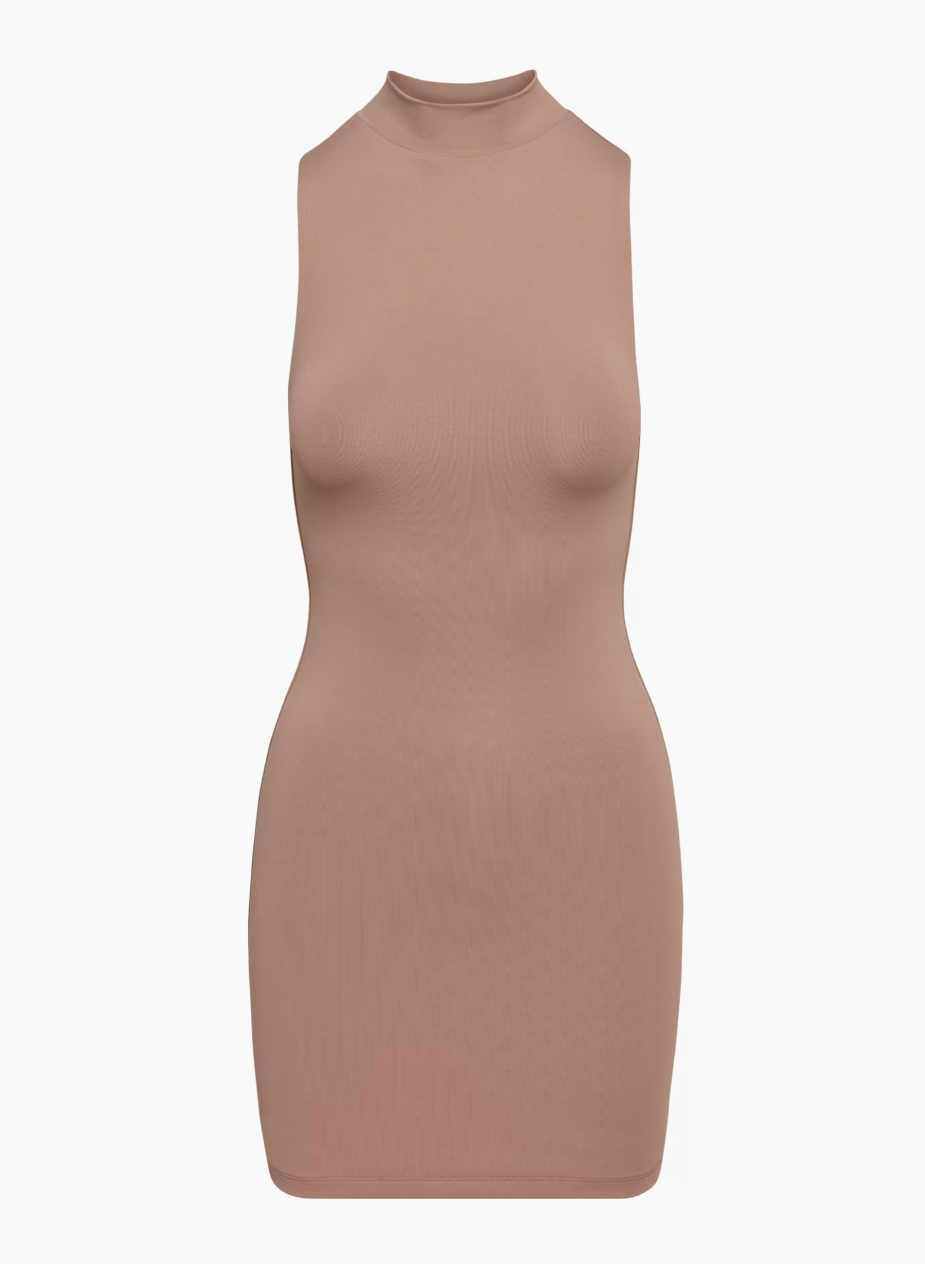CONTOUR MOCKNECK MINI DRESS | Aritzia