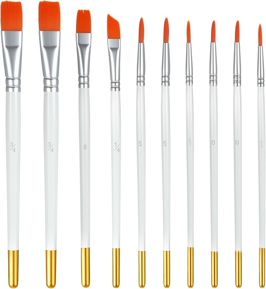 10Pcs Cake Painting Brushes Set, Soft Cake Decorating Brushes | Amazon (US)