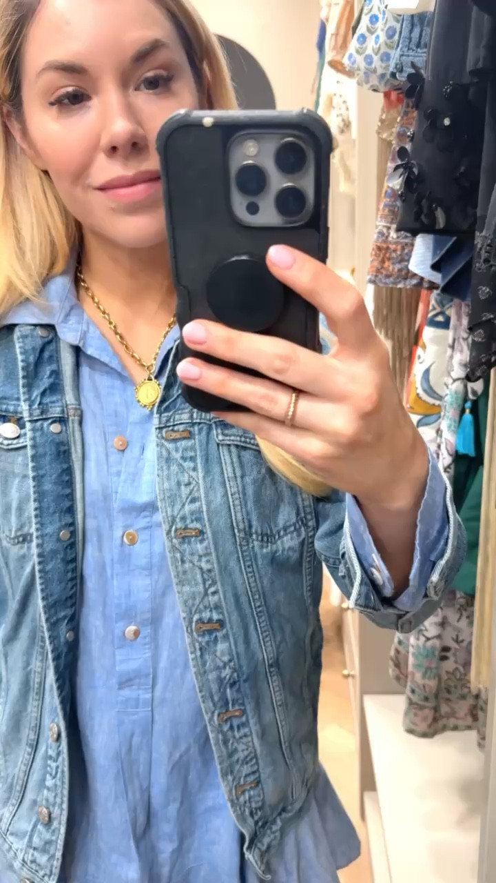 Denim Jacket
Blue Dress
Spring Outfit 

#LTKdayinmylife #LTKSeasonal