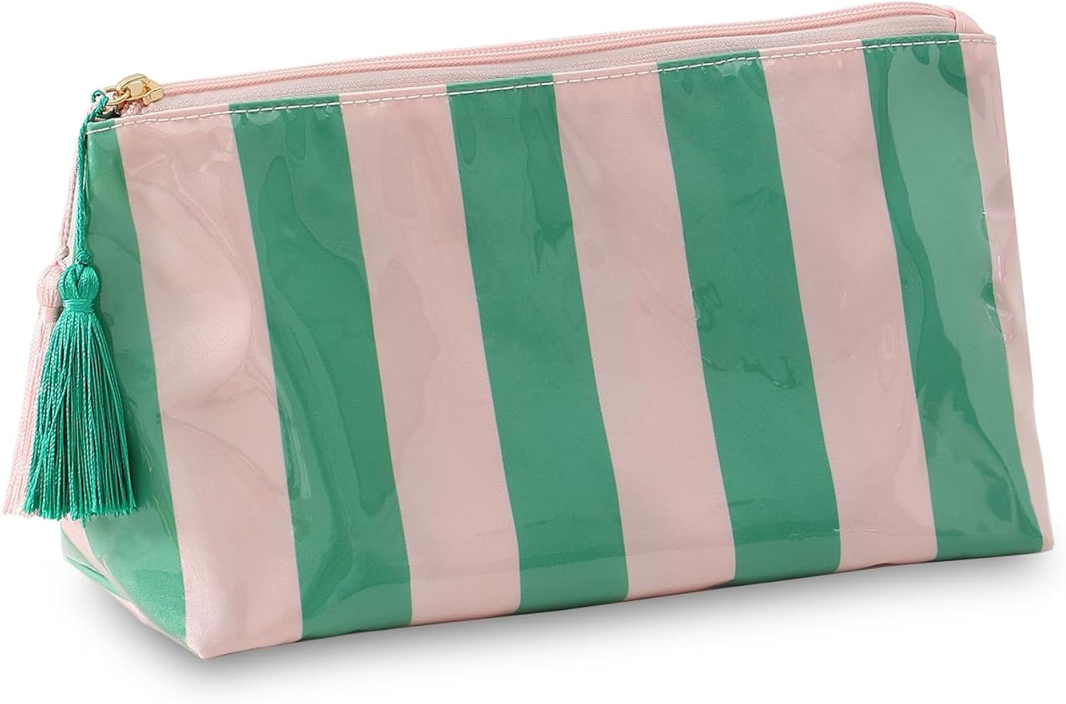 DYSHAYEN Makeup Bags for Purse,Small Clear Coated Cosmetic Bags for Women Girls, Waterproof Trave... | Amazon (US)