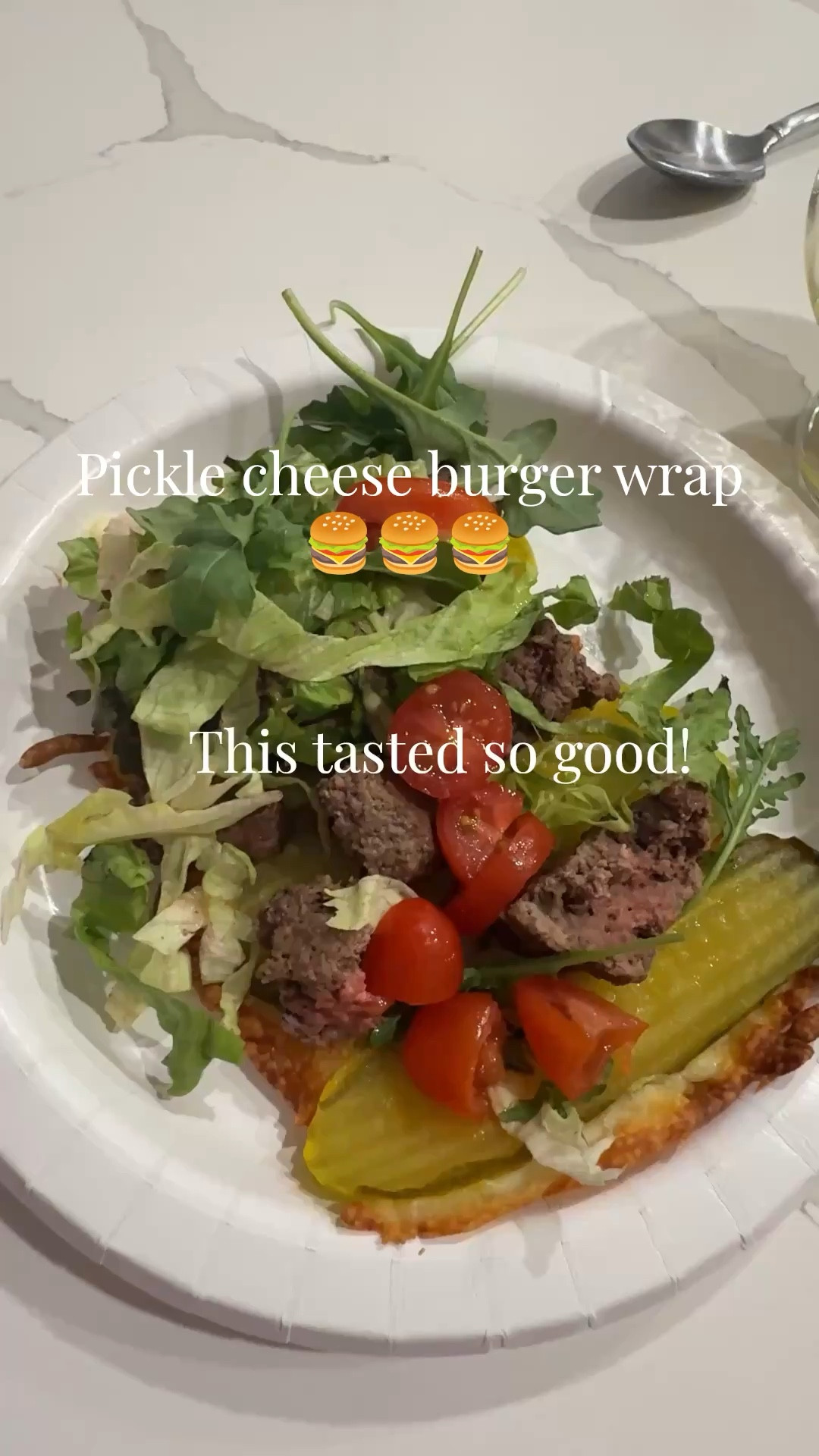 My new burger obsession 🍔✨
I’ve tested so many bun swaps… and nothing even comes close to this. This is officially the ONLY way I’m making burgers from now on. The cheese wrap alone adds so much flavor and the perfect crispy texture.

Here’s how I make the cheese wrap:

• Preheat your oven to 350°F
• Spread shredded cheese into a rectangle shape on a lined baking sheet
• Add thin pickle spears on top (make sure to pat them dry first!)
• Bake for 12–15 minutes, until the edges are golden and crispy
• Let it cool for about 5 minutes so it holds together

Then build your burger with ground beef, lettuce, tomato, avocado, and your favorite sauce.

Trust me… this one’s a game changer 🤤

#LTKfitnessgoals #LTKfoodie #LTKActive