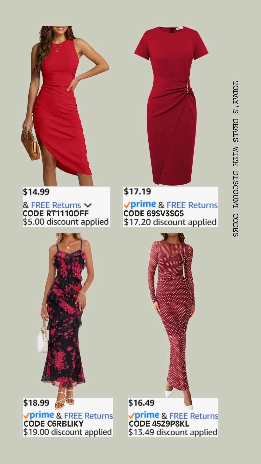 Promo codes are entered are on the check out screen where you select payment method. 

Codes & coupons only work for a limited time! If you get an error, it may have maxed the color/size you selected.. so try another one. Sometimes it helps to check out one item at a time! 

SCREENSHOT TO EASILY COPY/PASTE PROMO CODE AT CHECKOUT! 


#LTKootd #LTKSaleAlert #LTKFindsUnder50