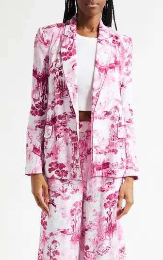 L'AGENCE Jordana Tie Waist Blazer | Nordstrom | Nordstrom