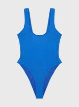 Blue Crinkle High Leg Swimsuit – Lisa | 4th & Reckless