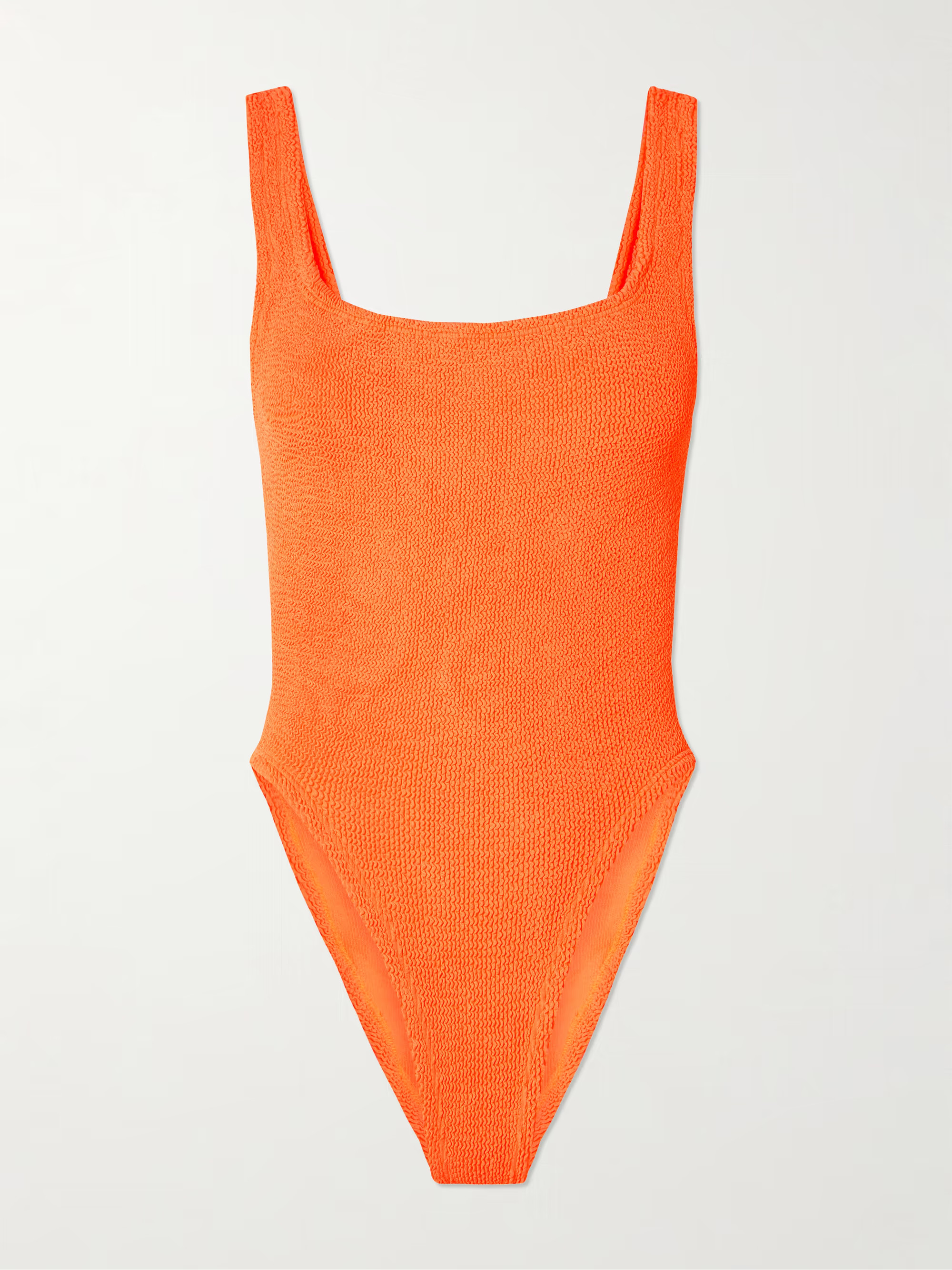 Seersucker swimsuit | NET-A-PORTER (US)