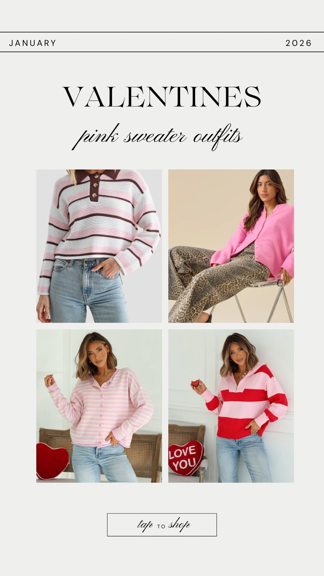 Valentines Day pink sweater outfits 

#LTKValentine #LTKOver40 #LTKmomlife