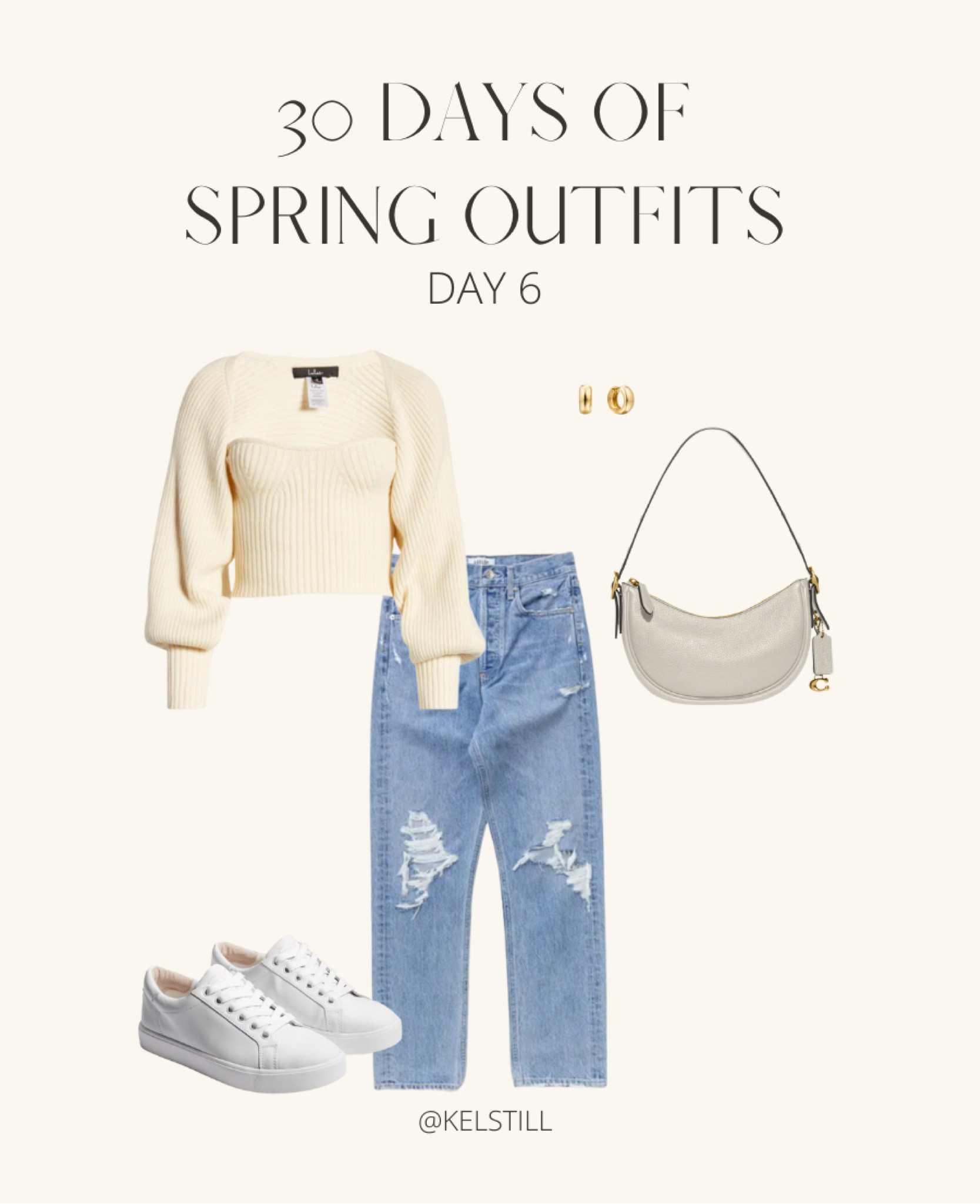 a cute and casual spring look 🤍 

#springoutfits #springoutfitinspo #outfitinspo

#LTKstyletip #LTKFind