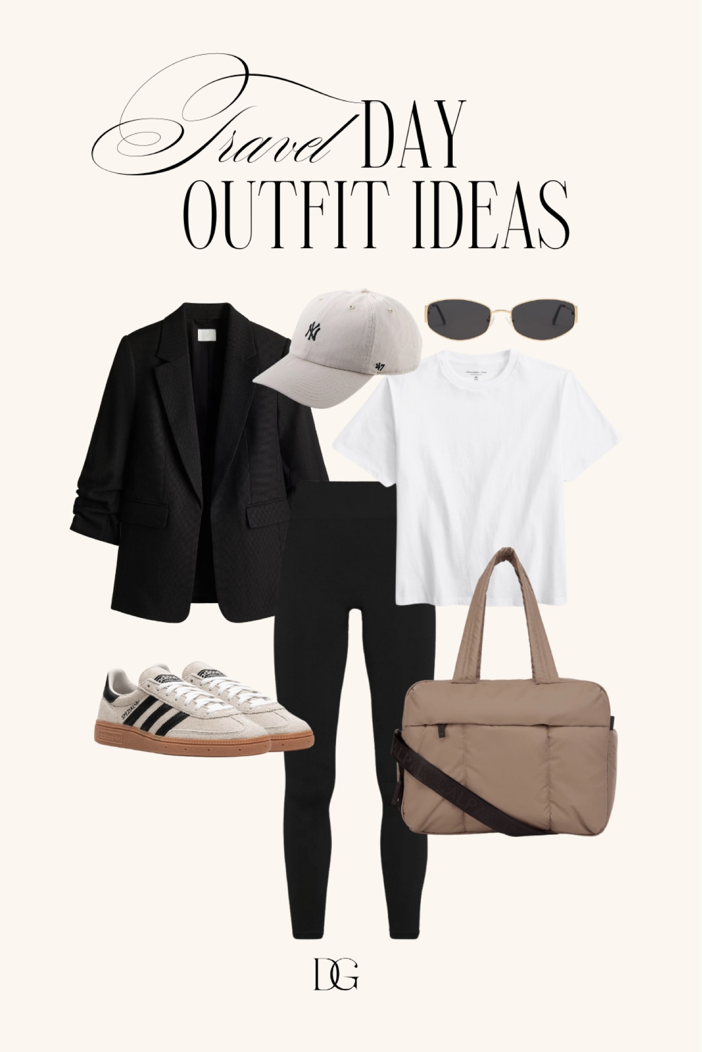 Travel Outfit Idea 〰️ travel outfits, travel look, casual outfit, casual outfits, travel looks, travel outfit inspo, travel essential, travel essentials, travel bag, travel bags, closet basics, closet staples, neutral outfits, neutral outfit, casual sneakers, nlack blazer, blazer outfit, adidas samba, adidas sneakers

#LTKTravel #LTKStyleTip #LTKShoeCrush