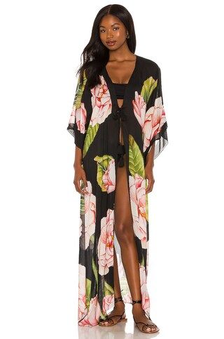 Agua Bendita Selma Moss Cover Up in Black from Revolve.com | Revolve Clothing (Global)