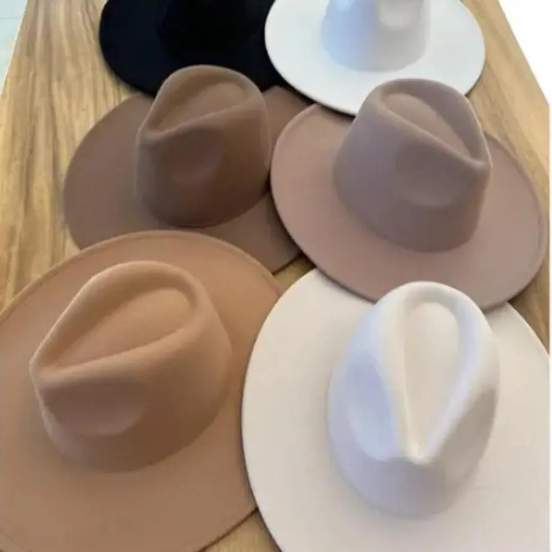 Handcrafted Vegan Felt Panama Hat: Wide Brim Fedora, Unisex (57-58cm) - Etsy | Etsy (US)