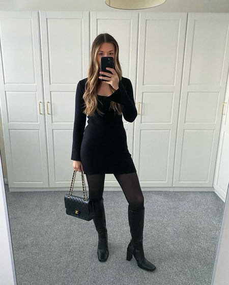 Ways to wear black tights 🖤

This is definite Christmas Eve/ Day contender for me. There’s nothing easier than throwing on a knitted dress with a pair of knee high heeled boots. 

My dress is old Zara. 

#LTKGiftGuide #LTKstyletip #LTKSeasonal