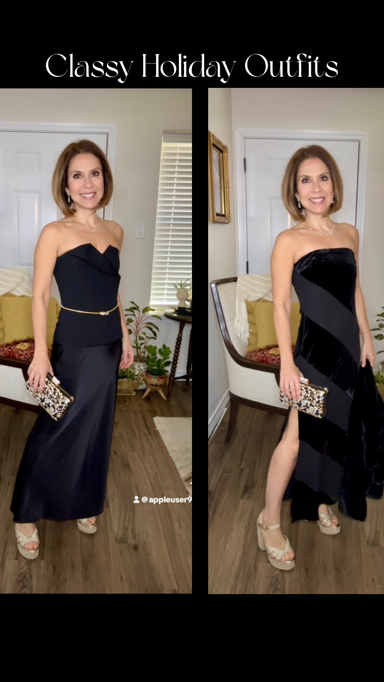 Effortless elegance for the holidays ✨
Two timeless looks — chic, elevated & ready to shine all season long.
All  pieces are Zara (not exact items), but I’ve linked beautiful similar options so you can recreate the look.
Perfect for holiday parties, date nights or special occasions.

Hashtags:
#HolidayOutfits #HolidayStyle #ZaraInspired #ClassyStyle #ElegantLook #OOTN #HolidayFashion #EveningStyle #ChicStyle #TimelessFashion #AleStyle #StyleInspo #Fashion2025 #HolidayGlam #CocktailOutfit

#LTKStyleTip #LTKOver40 #LTKBeauty