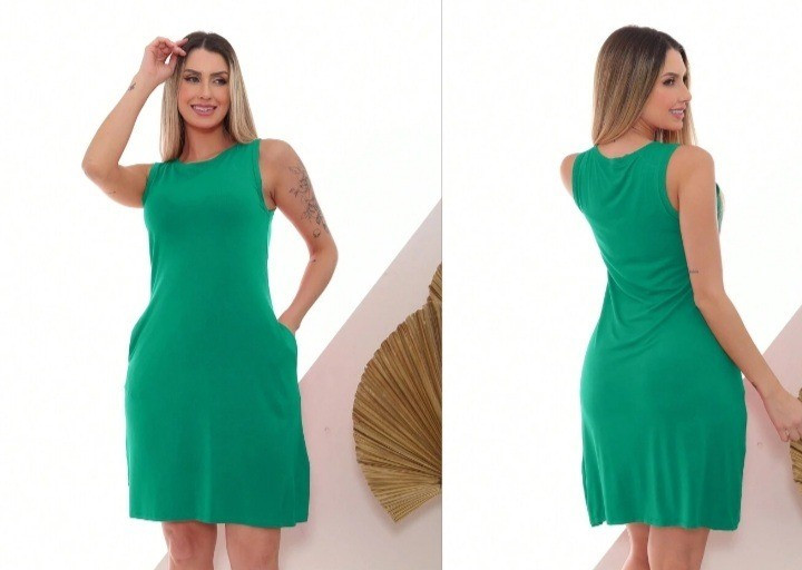 IndicadoSHINE MODAS Vestido Sem Manga Com Bolso, Vestido Curto.R$41,90

#LTKbrasil