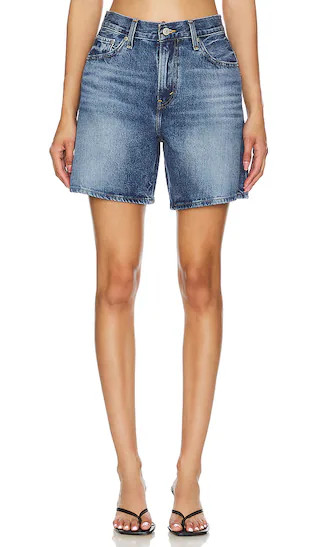 LEVI'S High Baggy Short in Denim-Dark. - size 24 | Revolve Clothing (Global)