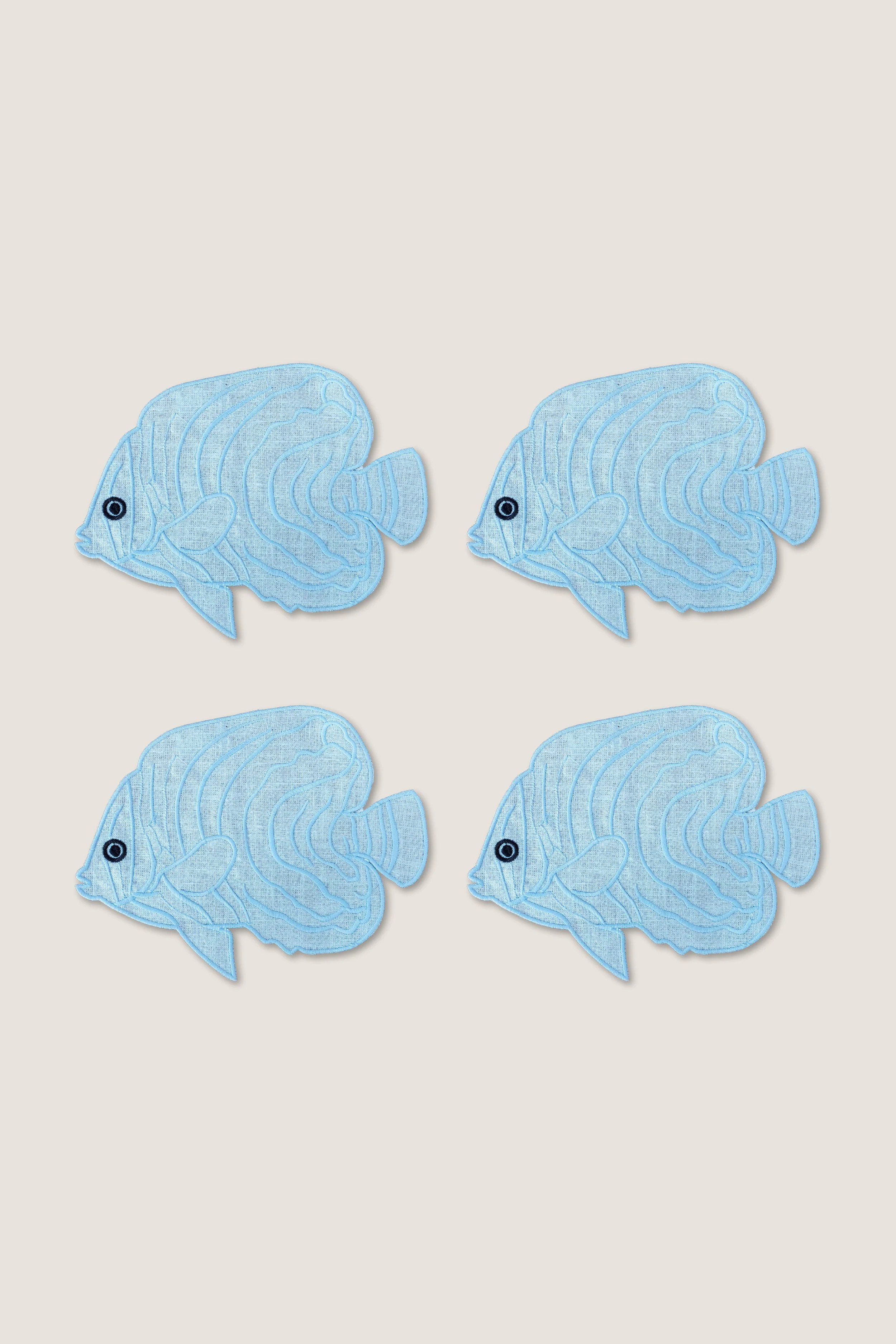 Fish Cocktail Napkins (Set of 4) | Tuckernuck (US)