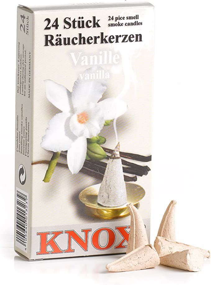 Knox Vanilla Scent German Incense Cones Made in Germany for Christmas Smokers | Amazon (US)