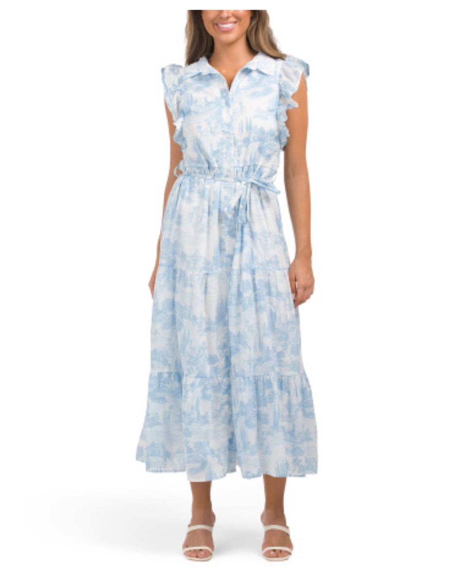 tj maxx beach dress Lanai Crochet Flower Cover Up Brown main image 1