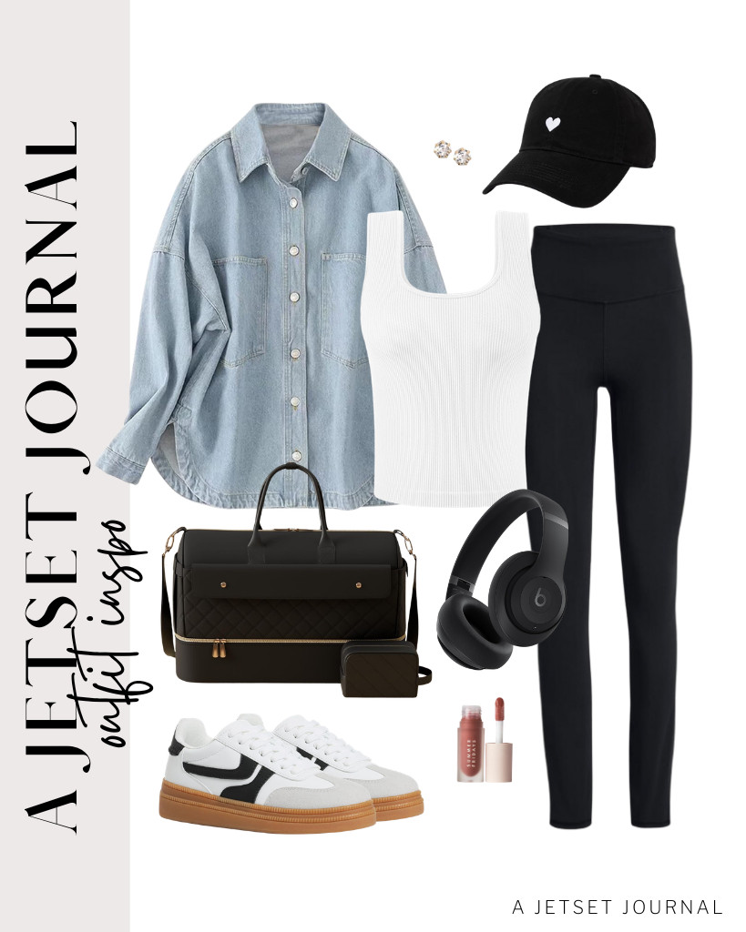 Wear this Artfish scoop-neck tank top with high-waisted leggings and an oversized denim jacket layered over top. Add a pair of Project Cloud platform sneakers to match the vibe, then finish off with a Wedama weekender bag and an embroidered baseball hat.


#LTKSeasonal #LTKSaleAlert #LTKTravel 

 