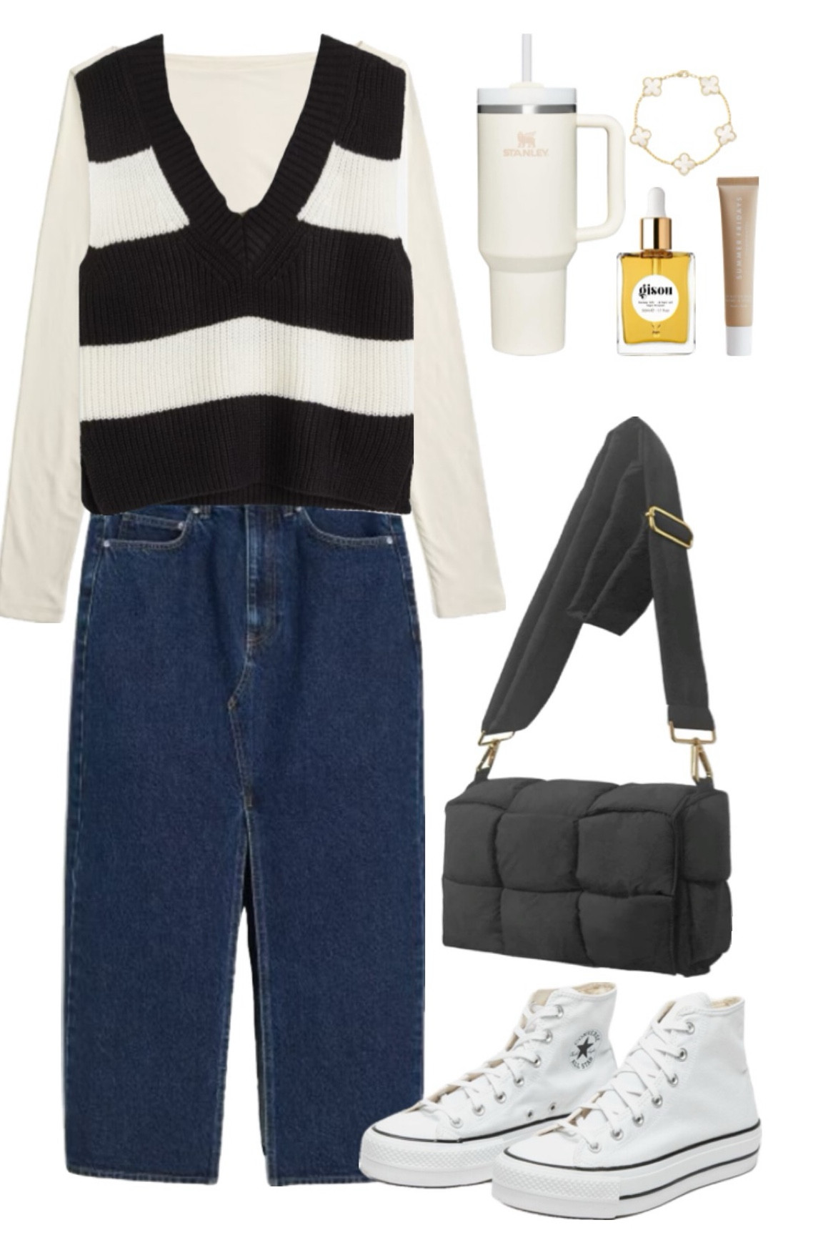 Neutrals Outfit, Business Casual Outfit, Neutrals Fashion, Winter Outfit, Winter Fashion, Modest Outfits, Modest Fashion, Minimalist Fashion, 2024 Outfit Inspo, Valentines Aesthetic, Valentines Outfit, Valentines Fashion, aesthetic outfits, Mob Wife Aesthetic, Coquette Aesthetic , Striped Sweater Vest

#LTKmidsize #LTKstyletip #LTKMostLoved