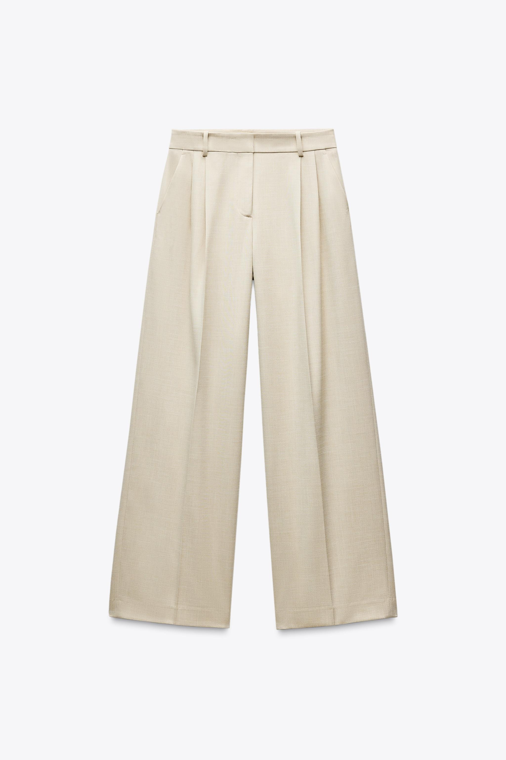 WIDE LEG PANTS WITH DARTS | Zara US