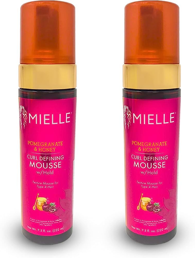 Mielle’s Pomegranate and Honey Curl Defining Mousse 2 Packs | Amazon (US)