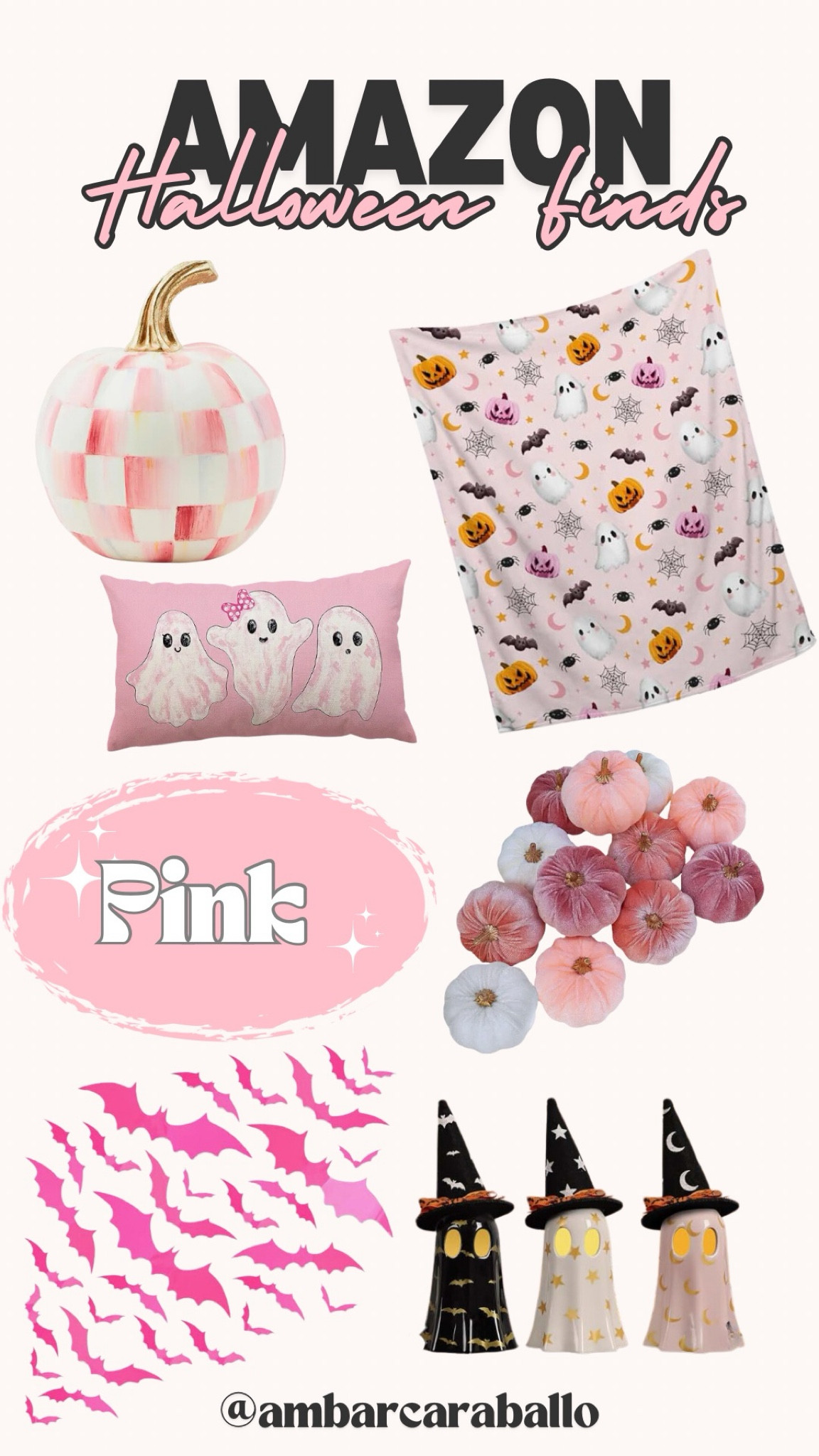 Amazon Pink and Girly Halloween Decor Finds. Spooky Cute! 

#LTKFindsUnder50 #LTKSeasonal #LTKHome
