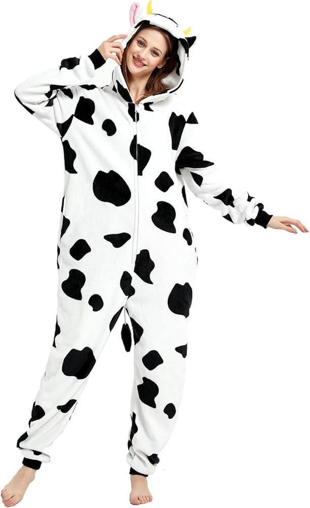 Snug Fit Adult Unisex Onesie Cosplay Costume，One Piece Pajama Halloween Homewear Suit for Women... | Amazon (US)